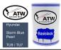 Preview: Hyundai, Storm Blue Pearl, TU9 / TU7: 500ml Lackdose, von ATW Autoteile West.